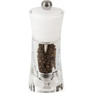 Pepper Mill PEUGEOT Molene 14 cm, white, manual grinder