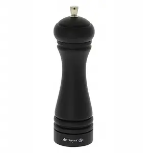 Salt mill de buyer JAVA 18 cm, matte black, manual grinder