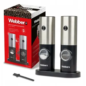 Electric Salt and Pepper Grinder Webber 05MK20Z — battery-powered set of 2
