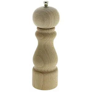 Pepper mill de buyer B BOIS RUMBA, wooden grinder, 20 cm height