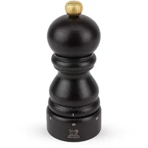 Salt mill PEUGEOT PARIS 12 cm, chocolate finish, U-Select adjustable grind
