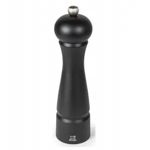 Salt mill PEUGEOT Festival 22 cm, black — manual ceramic grinder