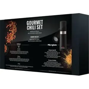 Spice Grinder Microplane Gourmet chili grinder with integrated spice chamber