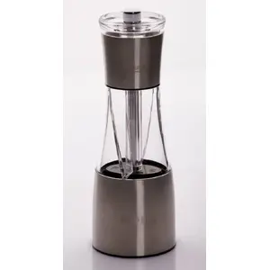 Salt and pepper grinder KingHoff KH-4041 — manual/dual-chamber spice mill (DUET)