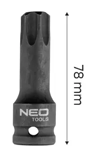 Головка 1/2" NEO tools 10-265, длина 77 мм, Torx T80