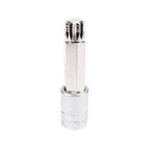 Urbjuzis YATO YT-04357 — 12-zobu flančs M17, garums 100 mm, kāta izmērs 1/2"