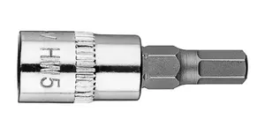 Socket NEO tools 10-312, 1/4" imperial drive, single socket, weight 16 g