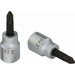 Screwdriver Bit Socket Proxxon PR23595 — PZ2 Pozidriv, 3/8" Drive, 50 mm