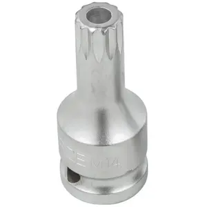 Socket bit 1/2" Rockforce SPLINE M14 — 1/2-inch drive, M14 spline connection