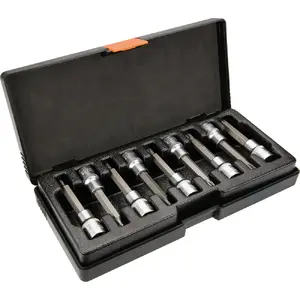 Socket Bit Set Neo tools 1/2" Torx T20–T60 long, 9 pieces (08-708)