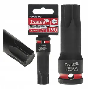 Impact TORX Socket 1/2" T90 CR-MO by Tvardy (for impact wrenches, T90 size)