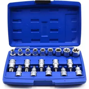 Набор головок и бит GEKO G13565 — Torx, привод 1/2", 19 предметов