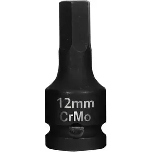 Impact Bit Socket 1/2" Drive Proline 19 mm Hex, 60 mm Length