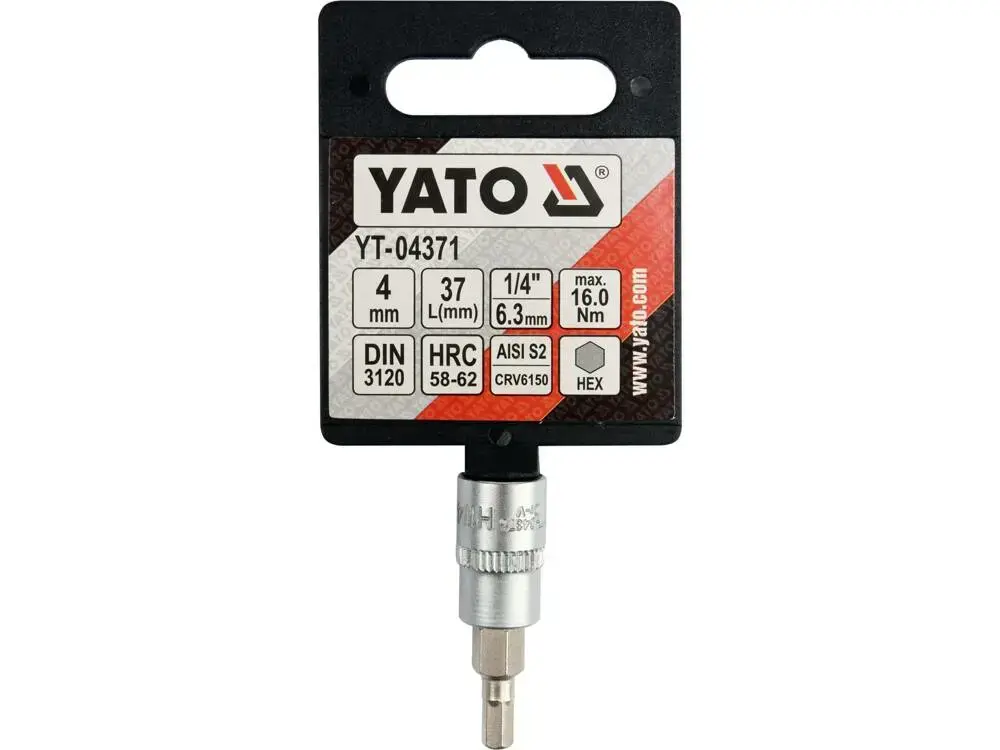 Socket YATO YT-04371 1/4" 37 mm Photo 3