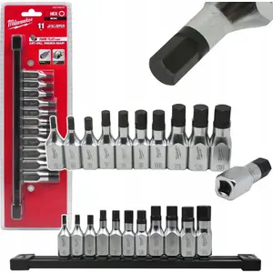 Набор торцовых головок Hikoki 11 шт. с хвостовиком 3/8" HEX (совместим с Milwaukee)