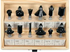 Milling cutter VOREL 22552 by TOYA — pack of 12 pieces