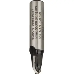 Фреза Bosch B 2608628367 — 8×8×40 мм для плотницких работ по дереву и мягким материалам