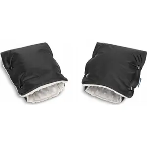 Stroller Hand Muff Sensillo RĘKAWICZKA/MUFKA DO WÓZKA - MINKY BLACK