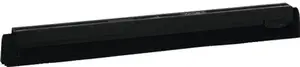 Floor scraper replacement cassette Vikan 77729, double blade, 40 x 3 x 4.5 cm, black, PP/rubber