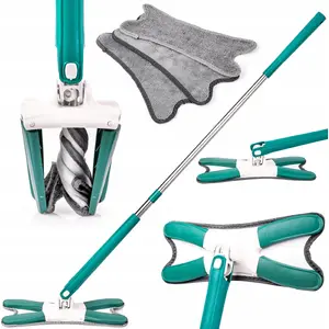 Floor mop WMC TOOLS X (green) — wring-out mop, replaceable head
