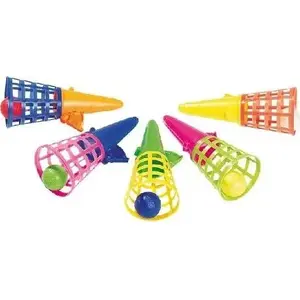 Toy Goki PE031 dexterity catching ball game for children — handheld catch-and-toss skill toy
