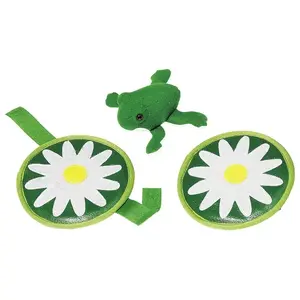 Velcro Catch Game Goki Frog – Wooden children’s throwing and catching game, age 4+