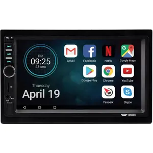 Car Radio Vordon AC-8270 — single-DIN car stereo, AM/FM receiver, front panel controls
