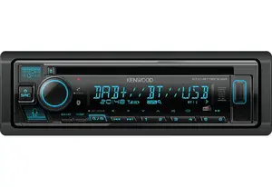 Car media receiver Kenwood KDC-BT560DAB — 1 DIN, Bluetooth, DAB, 50 W, AAC/FLAC/MP3/WAV/WMA