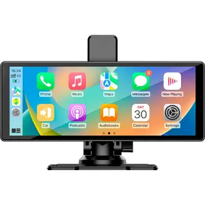 Мультимедийная станция 10" Kruger & Matz KM2021 с Android Auto, Apple CarPlay, видеорегистратором и камерой заднего вида