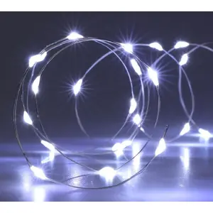 String Lights KOOPMAN HV662284-SW — 40 LED battery-powered garland, cool white