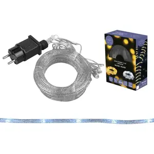 Decorative LED String Lights No name ML53SZ — 72 LEDs, glitter silver, cool white