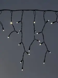 Гирлянда декоративная Konstsmide Sirius Home Tech-Line 100 LED ламп, 6 Вт, 2,5 м, чёрная