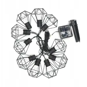 Solar hanging lamp garland Volteno VO2797 – outdoor solar-powered string lights