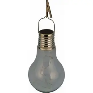 Saules dārza LED lampas Luxform komplekts 4 gab., caurspīdīgas — modelis 95420