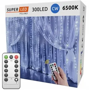 LED Curtain Extralink KURTYNA LED 3x3 with Remote (model EX.73172)