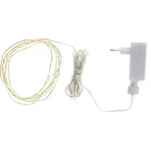 Light decoration chain Konstsmide Sirius Home Kiki, silver, LED 2.7 W 4.5 V, 2 m
