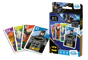 Card Game Cartamundi Shuffle Batman 4-in-1 - 5th panel, family game, age 4+, 10 min playtime
