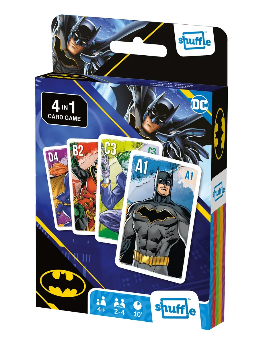 Kāršu spēle Cartamundi Shuffle Batman 4-in-1 - 5. panelis Photo 2