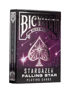 Kāršu komplekts Bicycle Stargazer Falling Star — 56 kārtis, zils, kartons, 65×92 mm, 100 g