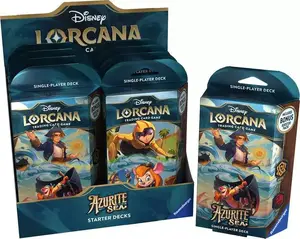 Настольная карточная игра Ravensburger Disney Lorcana Azurite Sea — стратегия, 8+