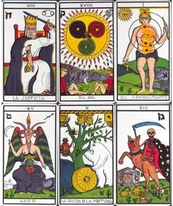 Таро Fournier Tarot Esoterico модель 184412 — колода 78 карт для гадания
