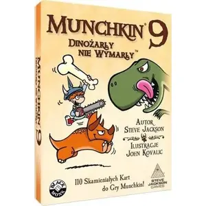 Board Game Black Monk Gra Munchkin 9 Dinożarły Nie Wymarły Expansion
