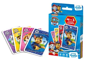Card Game Cartamundi Shuffle Paw Patrol 4-in-1 — 5th panel, Family, Age 4+, 10 min playtime
