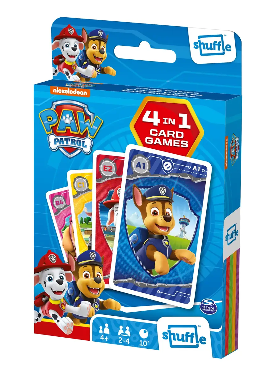 Cartamundi Shuffle Paw Patrol 4‑in‑1 — 5. panelis Photo 2