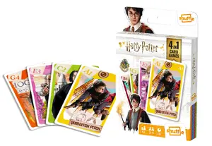 Card Game Cartamundi Shuffle Harry Potter 4-in-1 — 5th panel, family game, age 4+, 10 min