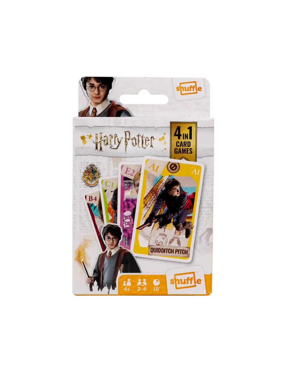 Card Game Cartamundi Shuffle Harry Potter 4-in-1 Photo 3