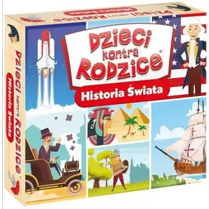 Board Game Kangur Dzieci kontra Rodzice. Historia Świata — family quiz/card game by Kangur