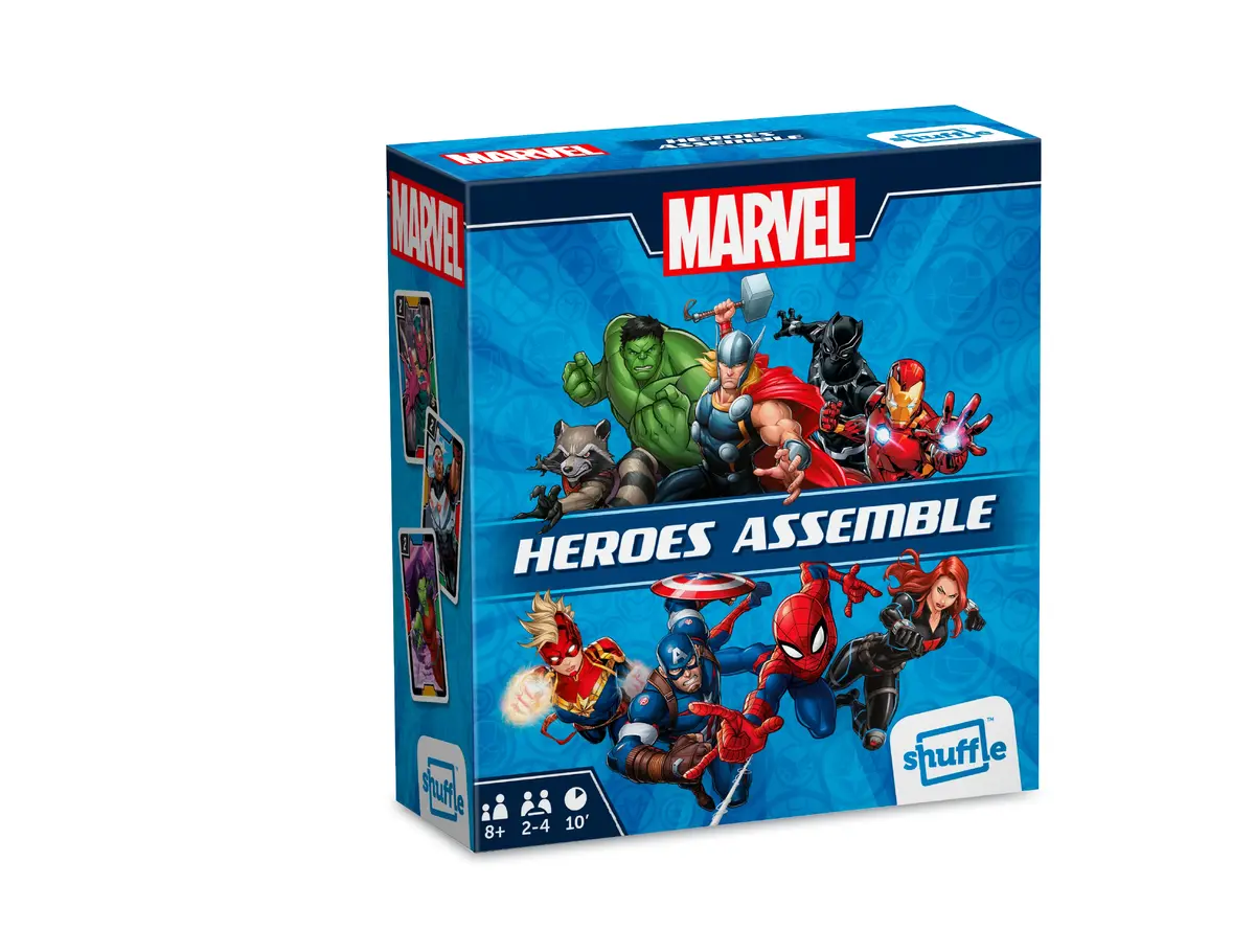 Kāršu spēle Cartamundi Shuffle Marvel Heroes Assemble Photo 7