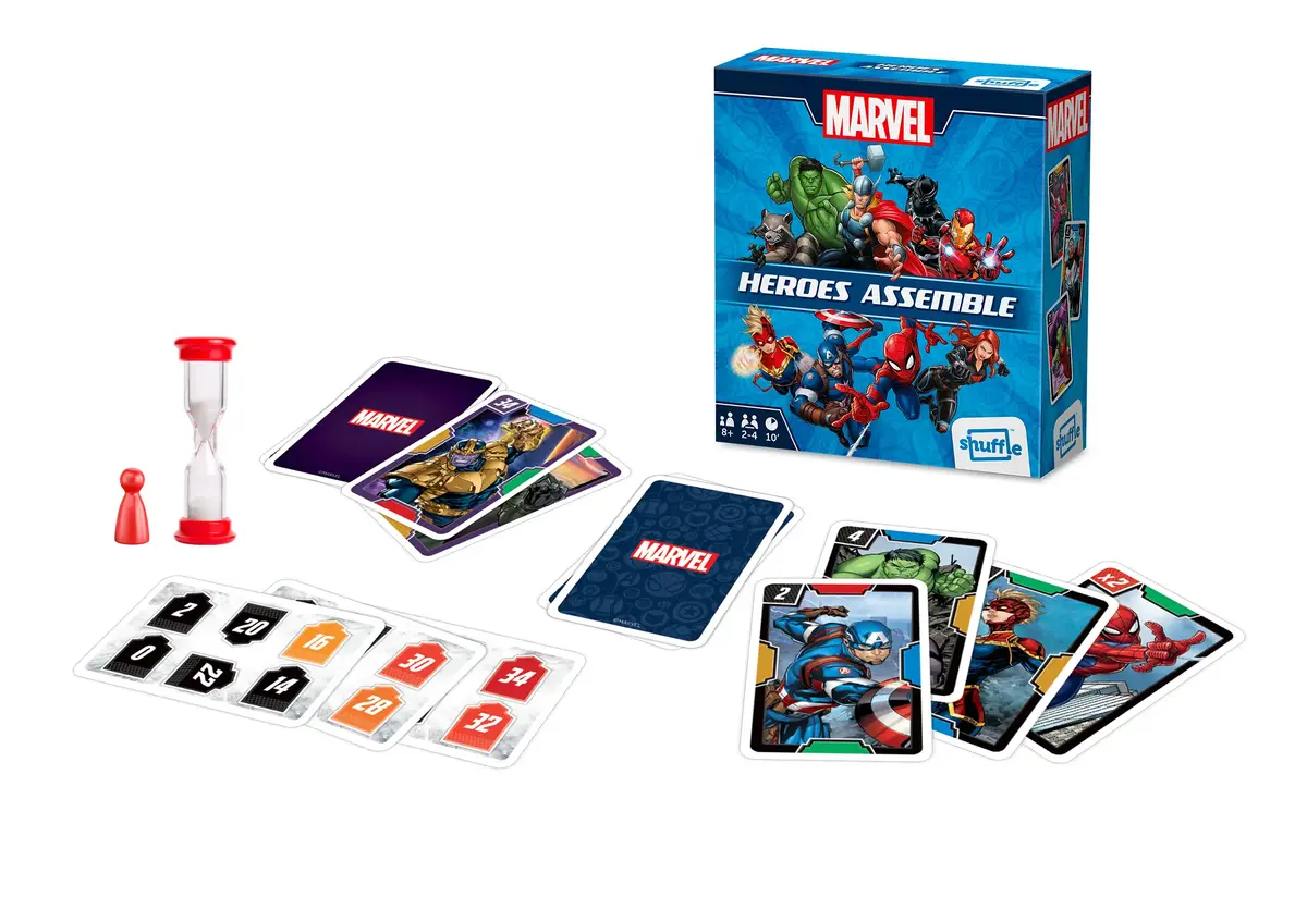 Kāršu spēle Cartamundi Shuffle Marvel Heroes Assemble Photo 9