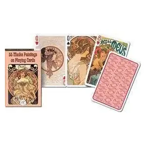 Игральные карты Piatnik «Mucha» — стандартная колода, 52 карты + 2 джокера